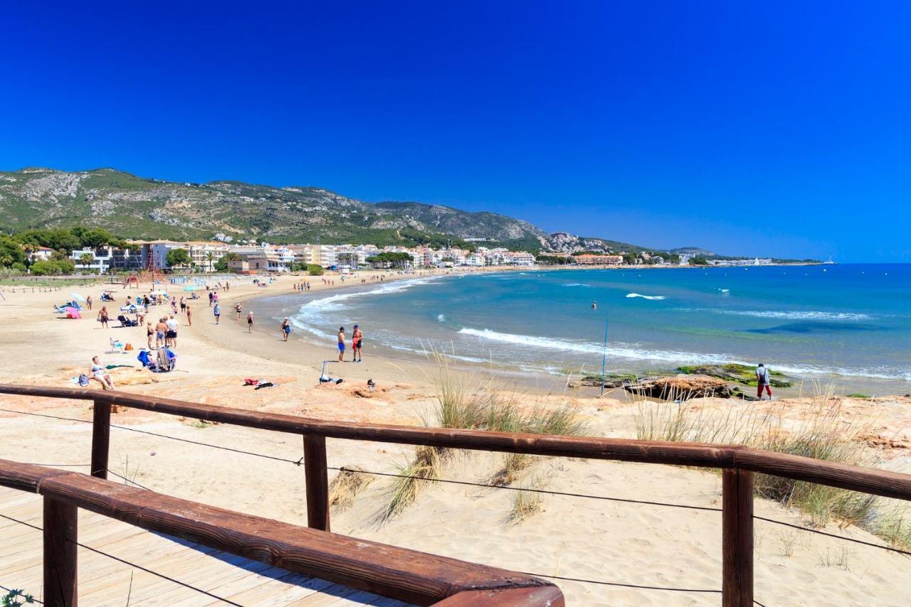 Apartamento Con Piscina En Una Preciosa Playa Alcoceber Bagian luar foto